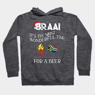 South african Christmas braai it's the most wonderful time for a beer Hoodie